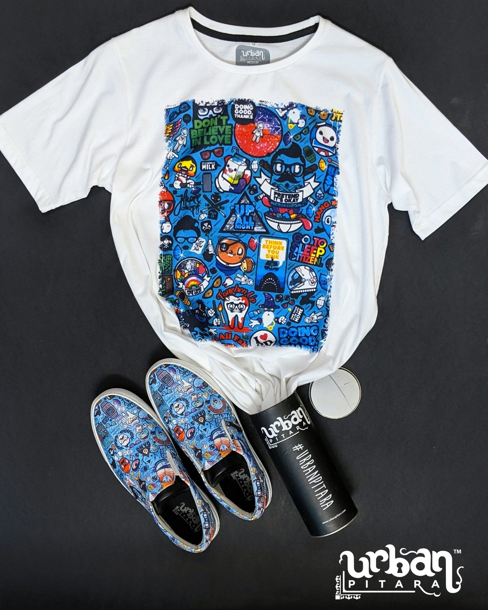 Urban Funk T-shirt and Shoes Combo