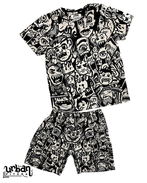 Ola Monsters T-shirt and Shorts Combo