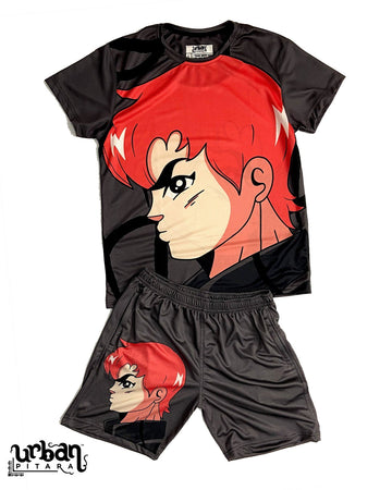 Anime T-shirt and Shorts Combo