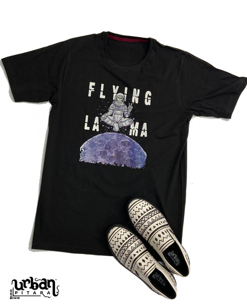 Flying Lama T-shirt and Shoes Combo