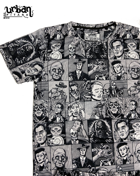 Killer Comics Mono T-shirt and Shorts Combo