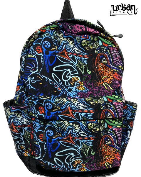 Acid Trip Canvas Backpack