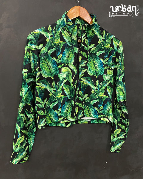 Forest Athleisure Crop Jacket