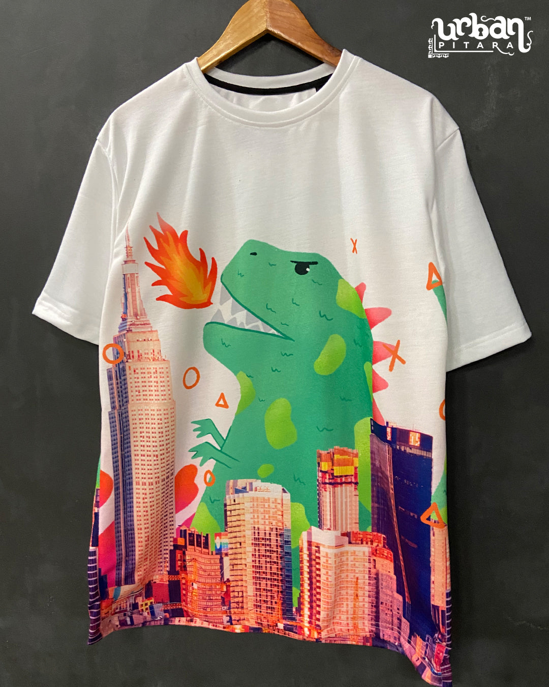 KOTORI Dino Tシャツ Tシャツ 鳥と恐竜 EVOLUTION セキセイインコ緑｜BIRDSTORY
