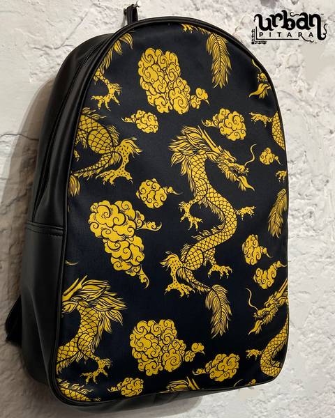 Dragonmaster Faux Leather D Backpack