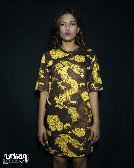 Dragon Master Oversized Tshirt Dress