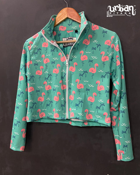 Flamingo Athleisure Crop Jacket
