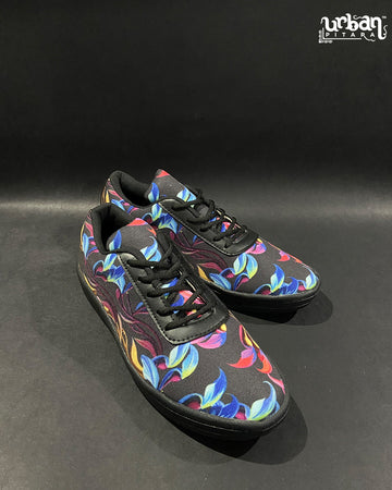 Golden Petal Canvas Sneakers