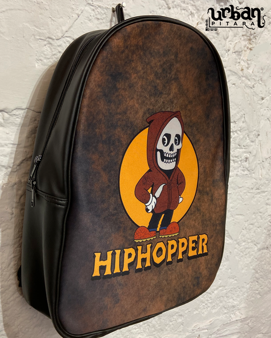Hiphopper Faux Leather D Backpack