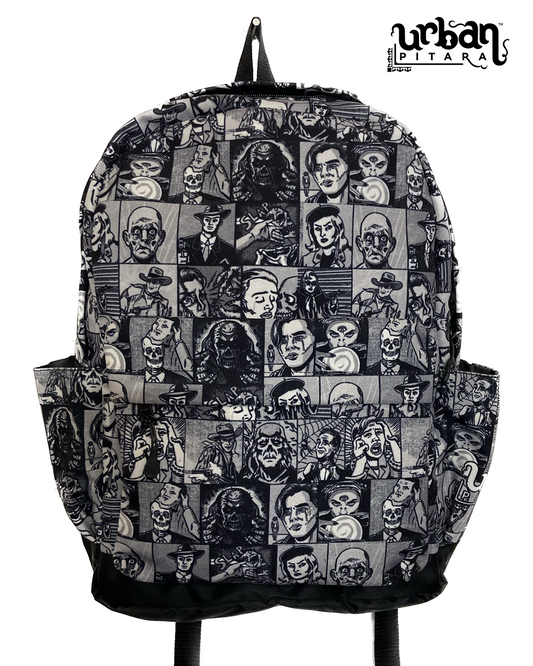 Killer Comics Monochrome Canvas Backpack
