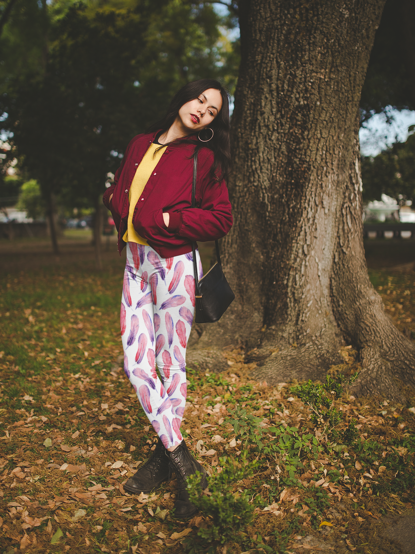 Feather Leggings