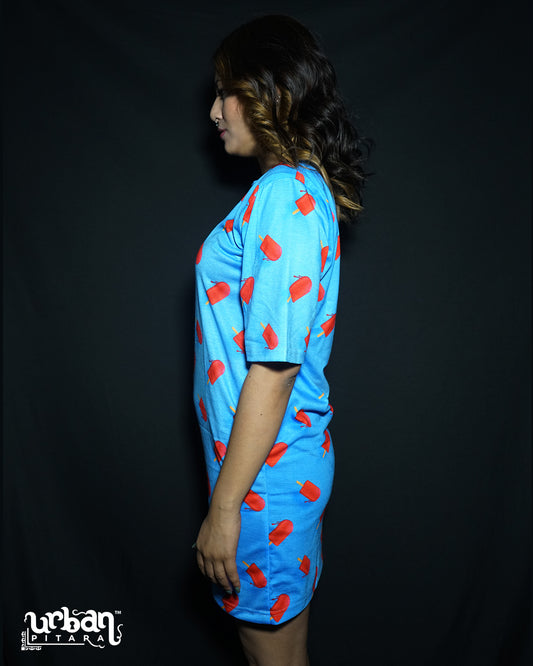 Popsicles Oversized Tshirt Dress