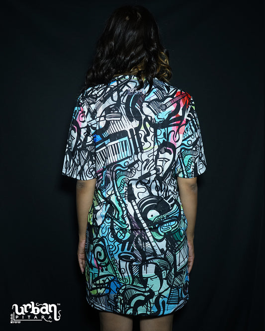 Soul Music Oversized Tshirt Dress