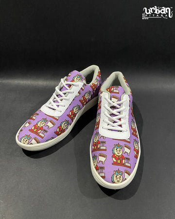 Cafe Unicorn Canvas Sneakers