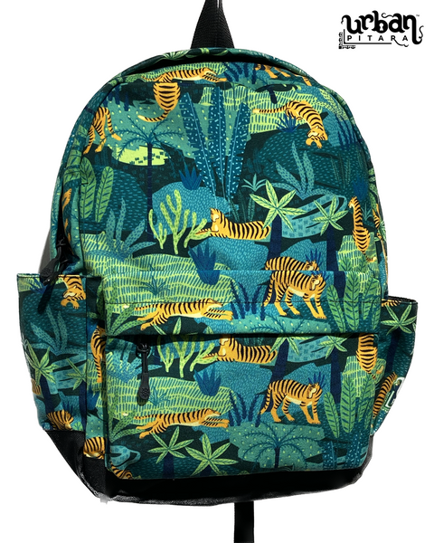 Urban Jungle Canvas Backpack