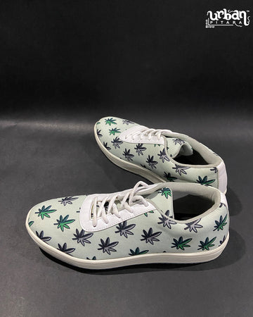 Weed Art Canvas Sneakers